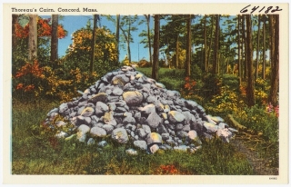 Cairn, post card from collection of Boston Public Library